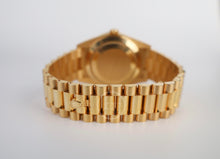 Load image into Gallery viewer, Rolex Day-Date 40 Yellow Gold Black Diamond Dial &amp; Diamond Bezel President Bracelet 228348RBR -