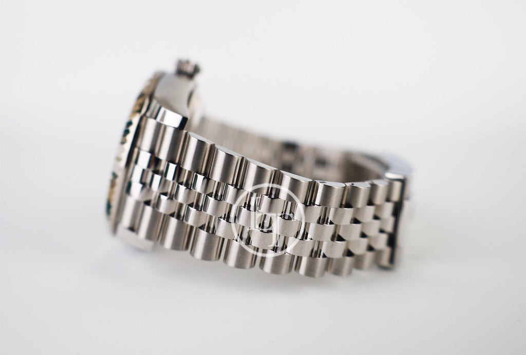 Rolex Oyster Perpetual White Rolesor Sky-Dweller Watch - White Index Dial - Jubilee Bracelet - 326934 wij