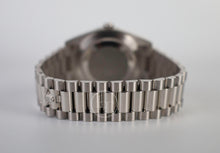 Load image into Gallery viewer, Rolex Day-Date 40 Platinum Ice Blue Diamond Dial &amp; Smooth Bezel President Bracelet 228206 -