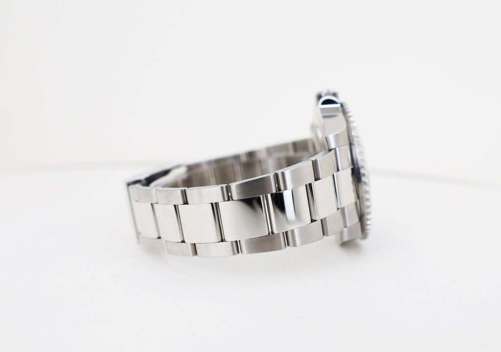 Rolex Steel GMT-Master II 40 Watch - Black And Blue Batman Bezel - Black Dial - Oyster Bracelet - 116710BLNR