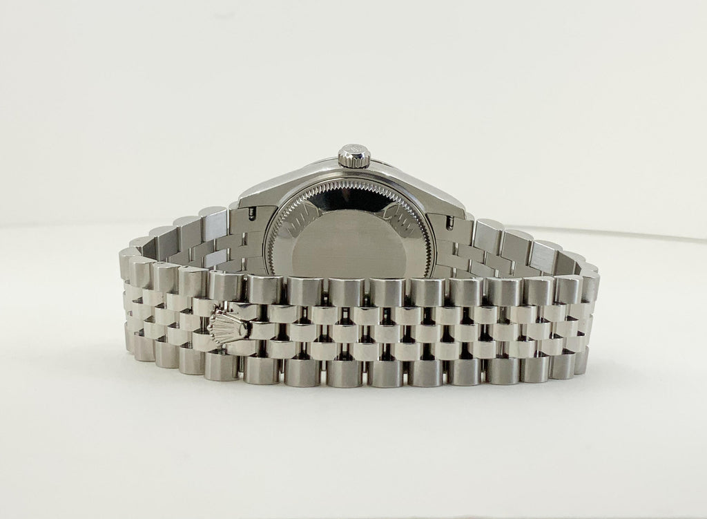 Rolex Steel and White Gold Datejust 31 Watch - Domed Bezel - Black Roman Dial - Jubilee Bracelet - 2020 Release - 278240 bkrj