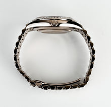 Load image into Gallery viewer, Rolex White Gold Day-Date 40 Watch - White Gold Bezel - Silver Baguette Diamond Dial - President Bracelet - 228349RBR sbdp