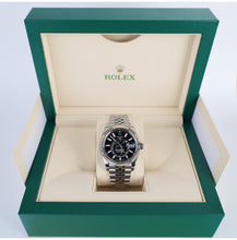 Load image into Gallery viewer, Rolex Oyster Perpetual White Rolesor Sky-Dweller Watch - Black Index Dial - Jubilee Bracelet - 326934 bkij