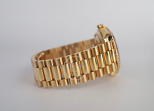 Load image into Gallery viewer, Rolex Day-Date 40 Yellow Gold Black Diamond Dial &amp; Diamond Bezel President Bracelet 228348RBR -