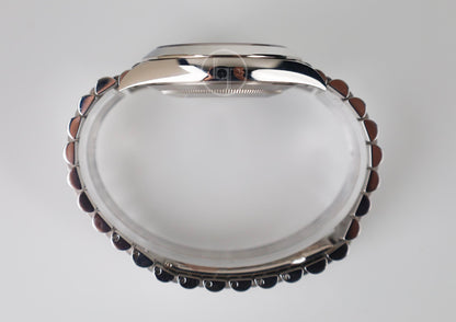 Rolex Day-Date 40 Platinum Ice Blue Diamond Dial & Smooth Bezel President Bracelet 228206 -