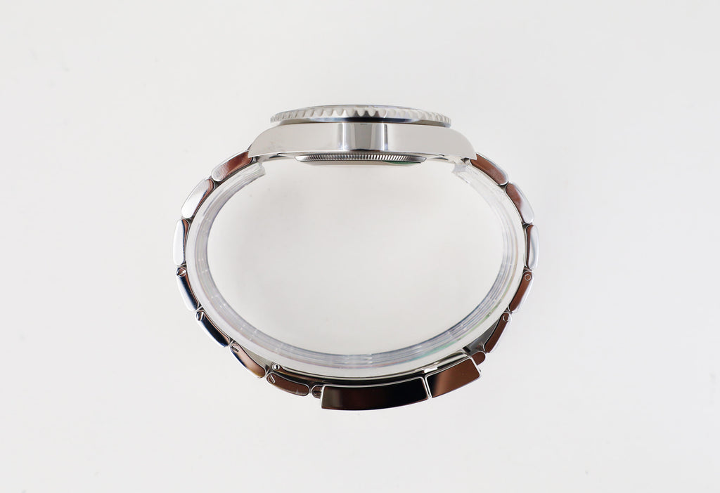 Rolex Steel GMT-Master II 40 Watch - Black And Blue Batman Bezel - Black Dial - Oyster Bracelet - 116710BLNR