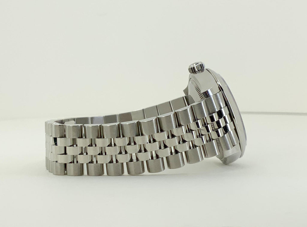 Rolex Steel and White Gold Datejust 31 Watch - Domed Bezel - Black Roman Dial - Jubilee Bracelet - 2020 Release - 278240 bkrj