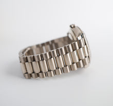 Load image into Gallery viewer, Rolex White Gold Day-Date 40 Watch - White Gold Bezel - Silver Baguette Diamond Dial - President Bracelet - 228349RBR sbdp