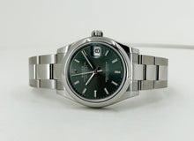 Load image into Gallery viewer, Rolex Steel and White Gold Datejust 31 Watch - Domed Bezel - Mint Green Index Dial - Oyster Bracelet - 2020 Release - 278240 mgio