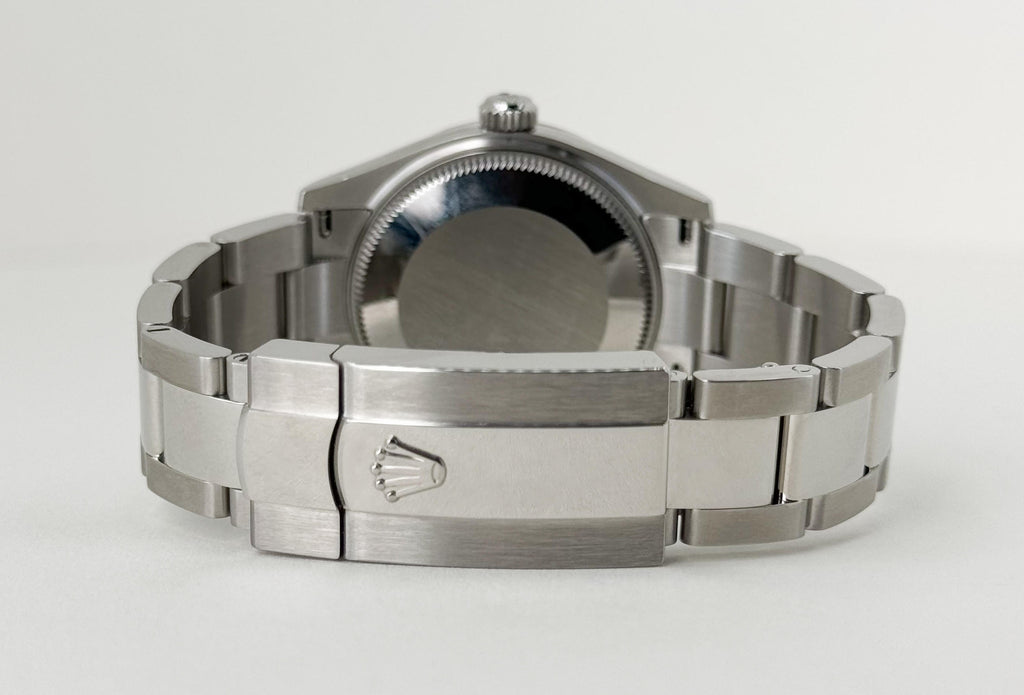 Rolex Steel and White Gold Datejust 31 Watch - Fluted Bezel - Mint Green Index Dial - Oyster Bracelet - 278274 mgio