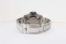 Load image into Gallery viewer, Rolex Steel GMT-Master II 40 Watch - Black And Blue Batman Bezel - Black Dial - Oyster Bracelet - 116710BLNR