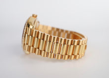 Load image into Gallery viewer, Rolex Day-Date 40 Yellow Gold Black Diamond Dial &amp; Diamond Bezel President Bracelet 228348RBR -