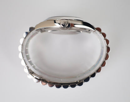 Rolex Day-Date 40 Platinum Ice Blue Diamond Dial & Smooth Bezel President Bracelet 228206 -