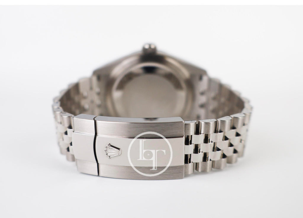 Rolex Oyster Perpetual White Rolesor Sky-Dweller Watch - White Index Dial - Jubilee Bracelet - 326934 wij