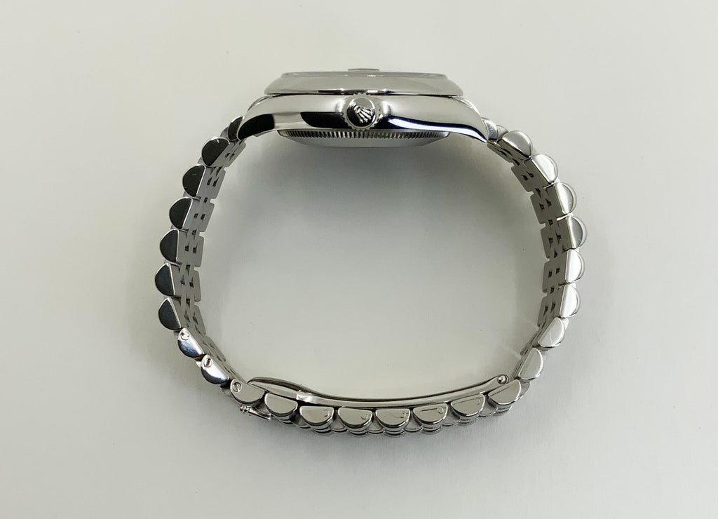 Rolex Steel and White Gold Datejust 31 Watch - Domed Bezel - Black Roman Dial - Jubilee Bracelet - 2020 Release - 278240 bkrj