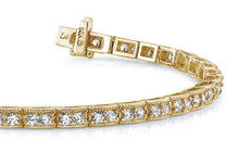 Load image into Gallery viewer, Vintage Double Diamond Box Diamond Bracelet with 1.98 ct.(finished) 1.8mm - Luxury Time NYC