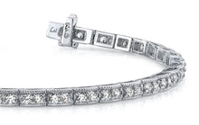 Load image into Gallery viewer, Vintage Double Diamond Box Diamond Bracelet with 3.06 ct.(finished) 2.2mm - Luxury Time NYC