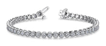 Load image into Gallery viewer, Vintage Dreams Tennis Diamond Bracelet with 1.96 ct.(finished) 2.1mm - Luxury Time NYC