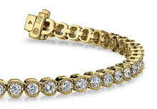 Load image into Gallery viewer, Vintage Dreams Tennis Diamond Bracelet with 1.96 ct.(finished) 2.1mm - Luxury Time NYC