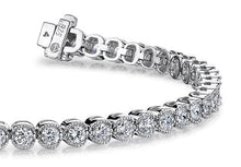 Load image into Gallery viewer, Vintage Dreams Tennis Diamond Bracelet with 3.12 ct.(finished) 2.5mm - Luxury Time NYC