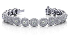 Load image into Gallery viewer, Vintage Inspired Fancy Diamond Bracelet with 3.25 ct.(finished) 1mm, 2.5mm - Luxury Time NYC