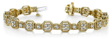 Load image into Gallery viewer, Vintage Quad Square Diamond Bracelet with 2.04 ct.(finished) 1.7mm, 2.2mm - Luxury Time NYC