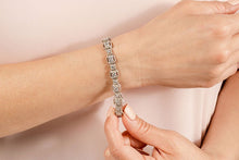 Load image into Gallery viewer, Vintage Quad Square Diamond Bracelet with 2.04 ct.(finished) 1.7mm, 2.2mm - Luxury Time NYC