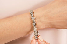 Load image into Gallery viewer, Vintage Quad Square Diamond Bracelet with 2.04 ct.(finished) 1.7mm, 2.2mm - Luxury Time NYC