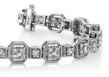 Load image into Gallery viewer, Vintage Quad Square Diamond Bracelet with 2.04 ct.(finished) 1.7mm, 2.2mm - Luxury Time NYC