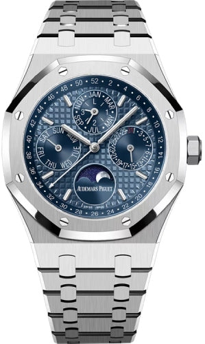 Audemars Piguet Royal Oak Perpetual Calendar Watch-Blue Dial 41mm-26574ST.OO.1220ST.02