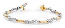 Load image into Gallery viewer, Wavy Journey Diamond Bracelet with 2.06 ct.(finished) - Luxury Time NYC