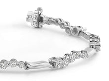 Load image into Gallery viewer, Wavy Journey Lab - Grown Diamond Bracelet with 3.00 ct.(finished) - Luxury Time NYC