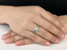 Load image into Gallery viewer, Whirl Wind Romance Twist Shank Lab - Grown Diamond Engagement Ring with 1.32 ct. (0.75 ct. center diamond) - Luxury Time NYC