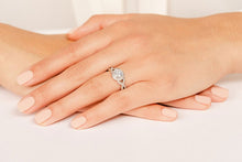 Load image into Gallery viewer, Woven Diamond Engagement Ring with 0.91 ct. (0.50 ct. center diamond) - Luxury Time NYC