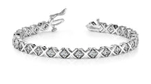 Load image into Gallery viewer, X And O Diamond Bracelet with 1.74 ct.(finished) 2.5mm - Luxury Time NYC