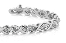 Load image into Gallery viewer, X Link Diamond Bracelet with 1.79 ct.(finished) 3.0mm - Luxury Time NYC