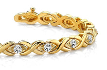 Load image into Gallery viewer, X Link Diamond Bracelet with 1.79 ct.(finished) 3.0mm - Luxury Time NYC