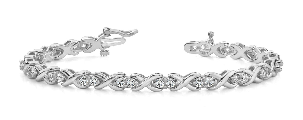 X Link Lovebird Lab - Grown Diamond Bracelet with 1.70 ct.(finished) 2.5mm - Luxury Time NYC