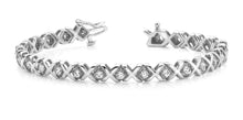 Load image into Gallery viewer, Xoxo Diamond Bracelet with 1.02 ct.(finished) 2.0mm - Luxury Time NYC