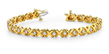 Load image into Gallery viewer, Xoxo Diamond Bracelet with 1.02 ct.(finished) 2.0mm - Luxury Time NYC