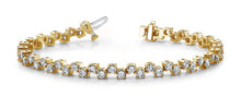 Load image into Gallery viewer, Zig Zag Diamond Bracelet with 11.00 ct.(finished) 4mm - Luxury Time NYC