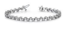 Load image into Gallery viewer, Zig Zag Diamond Bracelet with 11.00 ct.(finished) 4mm - Luxury Time NYC