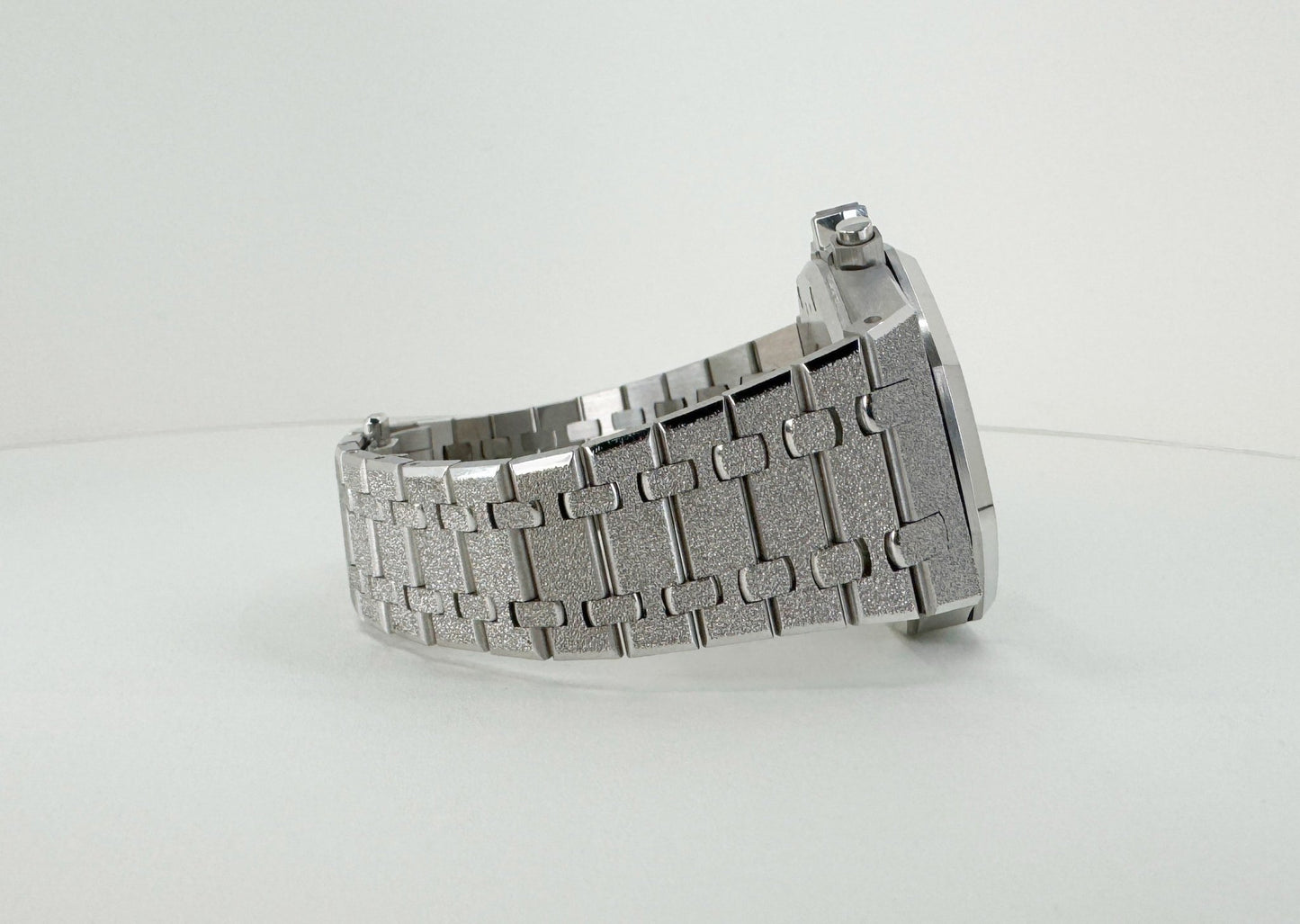 Audemars Piguet Royal Oak Chronograph Frosted White Gold 41mm Purple 26331BC.GG.1224BC.01 - Luxury Time NYC