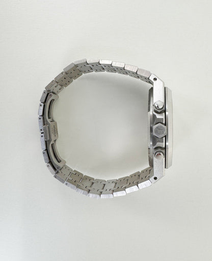 Audemars Piguet Royal Oak Chronograph Frosted White Gold 41mm Purple 26331BC.GG.1224BC.01 - Luxury Time NYC