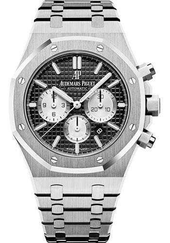 Audemars Piguet Royal Oak Chronograph Watch-Black Dial 41mm-26331ST.OO.1220ST.02 - Luxury Time NYC INC