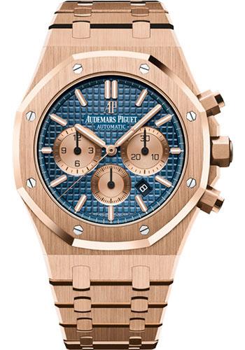 Audemars Piguet Royal Oak Chronograph Watch-Blue Dial 41mm-26331OR.OO.1220OR.01 - Luxury Time NYC INC