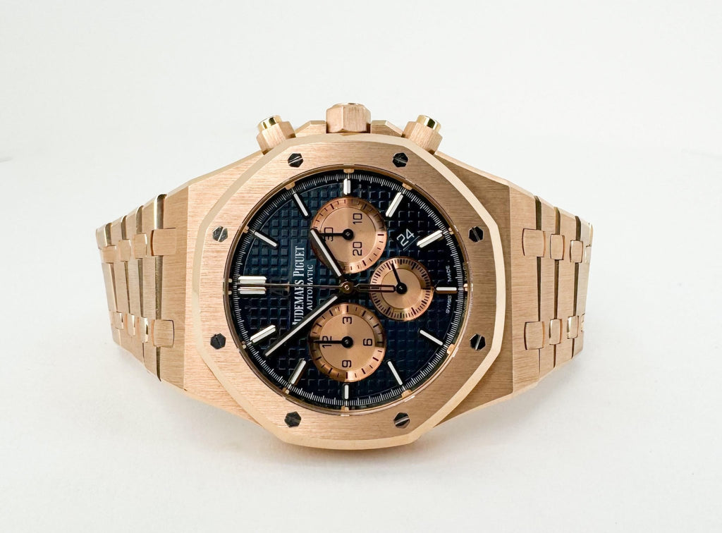 Audemars Piguet Royal Oak Chronograph Watch-Blue Dial 41mm-26331OR.OO.1220OR.01 - Luxury Time NYC