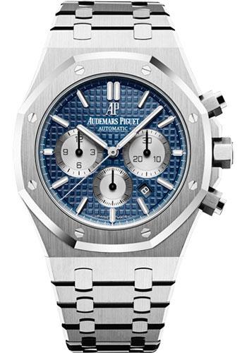Audemars Piguet Royal Oak Chronograph Watch-Blue Dial 41mm-26331ST.OO.1220ST.01 - Luxury Time NYC INC