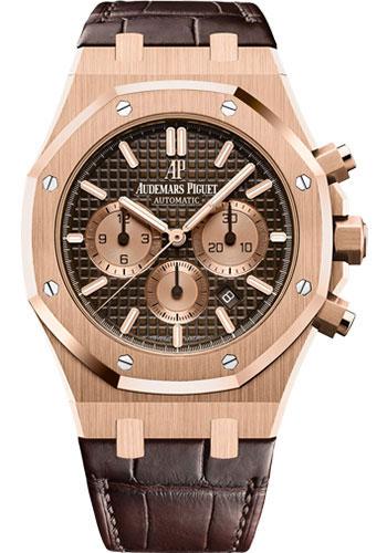 Audemars Piguet Royal Oak Chronograph Watch-Brown Dial 41mm-26331OR.OO.D821CR.01 - Luxury Time NYC INC