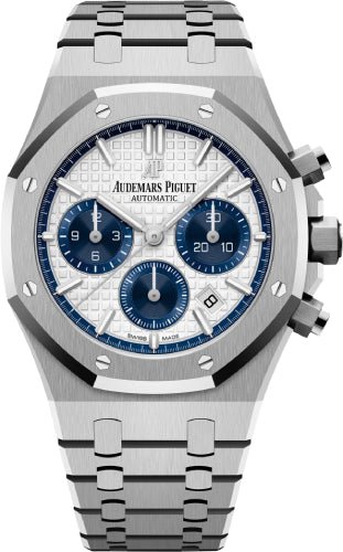 Audemars Piguet Royal Oak Chronograph Watch-Silver Dial 38mm-26315ST.OO.1256ST.01 - Luxury Time NYC